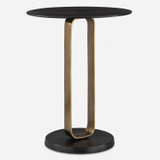 Uttermost - 50005 - Accent Table - Aperture - Brass