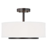 Generation Lighting. - 7728002EN3-710 - Two Light Semi-Flush Convertible Pendant - Nance - Bronze