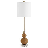 Uttermost - 30431-1 - One Light Buffet Lamp - Sienna - Brushed Antique Brass