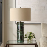 Uttermost - 30396 - One Light Table Lamp - Loch - Brushed Nickel