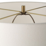 Uttermost - 30374 - One Light Floor Lamp - Faro - Brushed Antique Brass