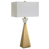 Uttermost - 30244 - One Light Table Lamp - Arete - Antique Brass