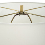 Uttermost - 30237 - One Light Table Lamp - Crystal Column - Antique Brass