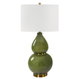 Uttermost - 30203-1 - One Light Table Lamp - Gourd - Antiqued Brass