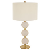 Uttermost - 30202-1 - One Light Table Lamp - Three Rings - Brushed Brass