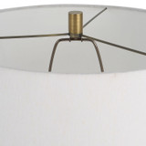 Uttermost - 30123 - One Light Floor Lamp - Miraz - Brushed Brass