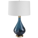Uttermost - 30098 - One Light Table Lamp - Riviera - Antique Brass