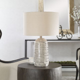 Uttermost - 30069-1 - One Light Table Lamp - Cyclone - Brushed Nickel