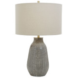Uttermost - 28484-1 - One Light Table Lamp - Monacan - Antique Brushed Brass