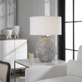 Uttermost - 28448-1 - One Light Table Lamp - Cyprien - Brushed Nickel