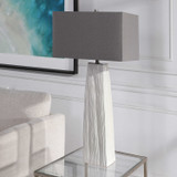Uttermost - 28383 - One Light Table Lamp - Sycamore - Brushed Nickel