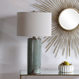 Uttermost - 28333 - One Light Table Lamp - Callais - Brushed Nickel