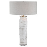 Uttermost - 28275 - Two Light Table Lamp - Lenta - Brushed Nickel