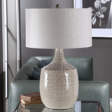 Uttermost - 28205-1 - One Light Table Lamp - Felipe - Brushed Nickel