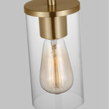 Visual Comfort Studio - 6190301-848 - One Light Mini-Pendant - Zire - Satin Brass