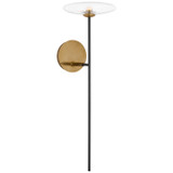 Visual Comfort Signature - S 2690AI/HAB-CG - LED Wall Sconce - Calvino - Aged Iron and Hand-Rubbed Antique Brass