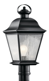 Kichler - 9909BK - One Light Outdoor Post Mount - Mount Vernon - Black
