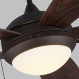 Generation Lighting. - 5DIC52RBD-V1 - 52" Ceiling Fan - Discus - Roman Bronze