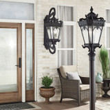 Kichler - 9559BKT - Four Light Outdoor Post Mount - Tournai - Textured Black