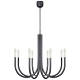 Visual Comfort Signature - KW 5581BZ-SG - LED Chandelier - Rousseau - Bronze