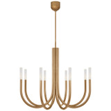 Visual Comfort Signature - KW 5581AB-SG - LED Chandelier - Rousseau - Antique-Burnished Brass