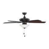 Generation Lighting. - 5COM52MBKD-V1 - 52" Ceiling Fan - Colony - Midnight Black