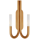 Visual Comfort Signature - KW 2283AB-SG - LED Wall Sconce - Rousseau - Antique-Burnished Brass