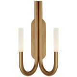 Visual Comfort Signature - KW 2283AB-EC - LED Wall Sconce - Rousseau - Antique-Burnished Brass