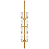 Visual Comfort Signature - KW 2204AB-CRG - Eight Light Wall Sconce - Liaison - Antique-Burnished Brass