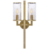 Visual Comfort Signature - KW 2201AB-CRG - Two Light Wall Sconce - Liaison - Antique-Burnished Brass