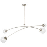 Visual Comfort Signature - KS 5406PN-CG - LED Chandelier - Prescott - Polished Nickel