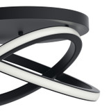 Kichler - 84321MBK - LED Flush Mount - Caputo - Matte Black