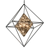 Troy Lighting - F5327-TRN - Eight Light Pendant - Epic - Forged Iron