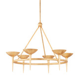 Troy Lighting - F2606-VGL - Six Light Chandelier - Cecilia - Vintage Gold Leaf