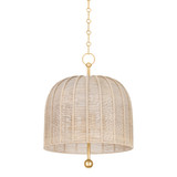 Troy Lighting - F1620-VGL - Four Light Pendant - Lonnie - Vintage Gold Leaf