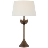 Visual Comfort Signature - JN 3002ABL-L - One Light Table Lamp - Alberto - Antique Bronze Leaf
