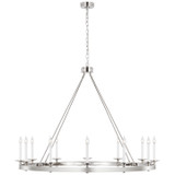 Visual Comfort Signature - CHC 5614PN - LED Chandelier - Launceton - Polished Nickel