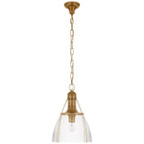 Visual Comfort Signature - CHC 5475AB-CG - One Light Pendant - Prestwick - Antique-Burnished Brass