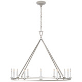 Visual Comfort Signature - CHC 5174PN - 12 Light Chandelier - Darlana Ring - Polished Nickel