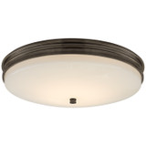 Visual Comfort Signature - CHC 4603BZ-WG - LED Flush Mount - Launceton - Bronze