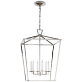 Visual Comfort Signature - CHC 2176PN - Six Light Lantern - Darlana - Polished Nickel