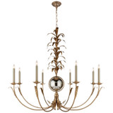 Visual Comfort Signature - CHC 1474GI - Eight Light Chandelier - gramercy - Gilded Iron