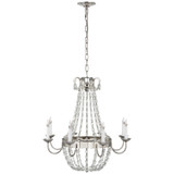 Visual Comfort Signature - CHC 1426PN-SG - Eight Light Chandelier - Paris Flea Market - Polished Nickel