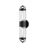 Alora - WV461102MB - Two Light Wall Sconce - Lancaster - Matte Black