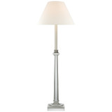 Visual Comfort Signature - CHA 8461CG-L - One Light Buffet Lamp - Swedish Column - Crystal