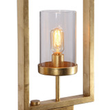 Uttermost - 28189-1 - Three Light Floor Lamp - Cielo - Antiqued Gold Leaf