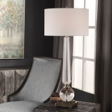 Uttermost - 27883 - One Light Table Lamp - Crista - Brushed Nickel