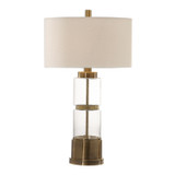 Uttermost - 27830-1 - One Light Table Lamp - Vaiga - Antique Brass