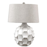 Uttermost - 27052 - One Light Table Lamp - Guerina - Brushed Nickel