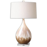 Uttermost - 26171-1 - One Light Table Lamp - Flavian - Rust Beige